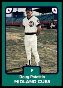 1984 TCMA Minor League Doug Potestio Midland Cubs #258