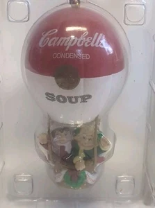 Adorno globo aerostático vintage Campbells 100 aniversario 1997 - Imagen 1 de 4