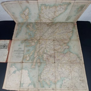1902 Map of Scotland: to accompy The County Directory of Scotland - Robert Grant - Picture 1 of 12