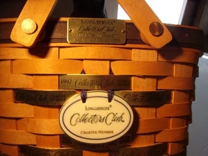 Collectible Longaberger Collectors Club Basket - 1996 - Excellent -$12 s/h - Picture 1 of 5