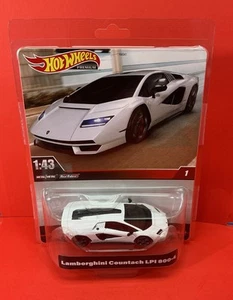 2023 1:43 HOT WHEELS PREMIUM Car Culture LAMBORGHINI COUNTACH LPI 800-4 #1 - Picture 1 of 4