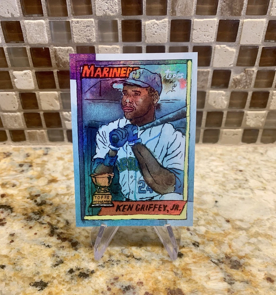 Ken Griffey Jr. 2025 Topps Shoebox Treasures #17 Seattle Mariners Rainbow #/25 - Image 1 of 2