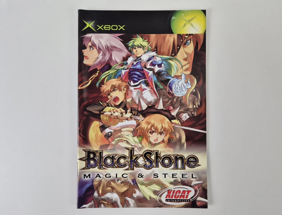 Manual Only - Black Stone: Magic & Steel XBOX - No Game Included - Image 1 of 1