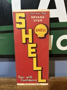 Mappa stradale Shell 1937: Nevada Utah NOS - Foto 1 di 2