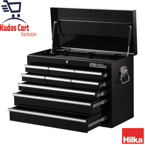 Hilka HD Pro+ 9-Drawer Tool Chest Heavy Duty Steel Storage Drawers Organiser New - Picture 1 of 12