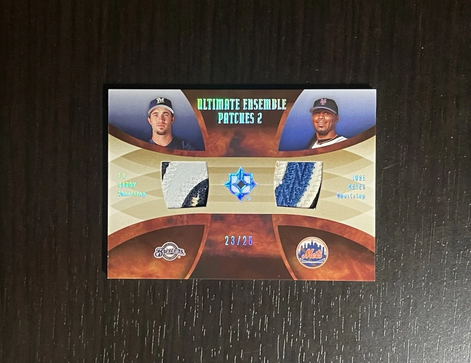 2007 Ultimate Collection Ensemble Patches JOSE REYES JJ HARDY SICK Jerseys /25 - Image 1 of 4