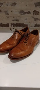 TAFT Noah Dress Shoes in Honey Size 9.5-10 Size 43 EUC Lace Up Made in Spain - Picture 1 of 10