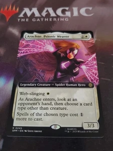 Mtg. Arachne, Psionic Weaver. Extended Art. Marvel's Spider-Man. Pack Fresh  - Picture 1 of 1