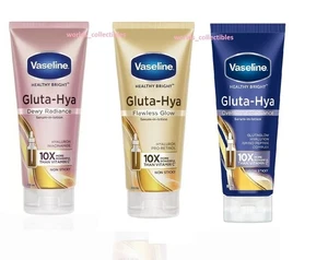 Vaseline Gluta-Hya Dewy Radiance + Flawless Glow Serum-In-Lotion -200ml each X 3 - Picture 1 of 2