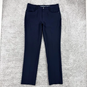 FootJoy Athletic Fit Pants Men’s 34X34 Navy Performance 5 Pocket Chino Golf - Picture 1 of 10