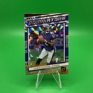 2020 Panini Donruss - Dominators Lamar Jackson #D-LJ. Corvi. D16 - Foto 1 di 2