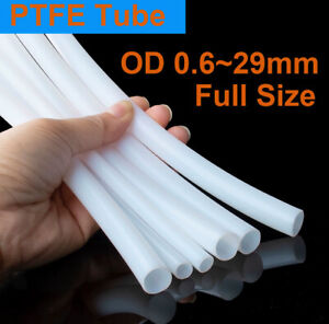 PTFE Poly Tetra Fluoroethylene Tubing Tube Pipe Hose O.D φ 0.6~29mm Full Size