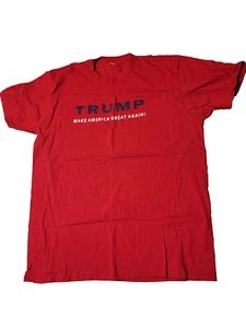 Donald Trump T-Shirt MAKE AMERICA GREAT AGAIN 2016 Red MAGA XL First Election - Picture 1 of 2