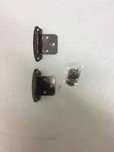 Hickory Hardware P224BI Surface Self Closing Hinge Flush Mount Set Of 2 (FF3) - Picture 1 of 2