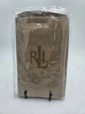 NUEVO NUEVO EN PAQUETE Ralph Lauren Suite Almohada King Sham Bronceado Camel 100% Algodón Foto 1 de 4