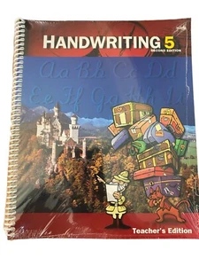 BJU HANDWRITING 5 Teacher's Edition Book~Homeschooling~BJU Press~BRAND NEW - Picture 1 of 2