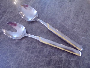 WMF Modell Onda Gold Vorleger Salatbesteck 20 cm Cromargan TOP fast wie neu ! - Bild 1 von 2