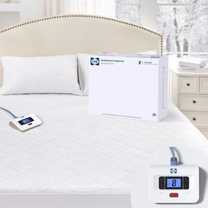 Sealy Heated Mattress Pad Full Size with Plush Top, Coral Fleece Electric - Picture 1 of 8