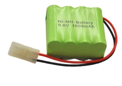 9.6V NiMH 1800mAh AA Rechargeable Battery Pack for RC Cars Drone Robotic Truck - Image 1 of 4