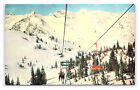 Alta Utah Wasatch Mountains Ski Area Germania Lift Postcard Snow Skiing