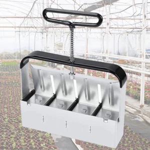 Garden Manual Soil Block Maker Galvanized Steel Soil Blocker Soil Blocking Tool - Picture 1 of 3