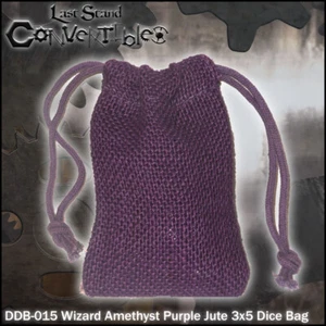 LAST STAND CABRIOS - Wizard Amethyst Purple Jute 3x5 Würfelbeutel - Bild 1 von 1