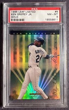 PSA 8 NM-MT - 1995 Leaf Limited #6 Ken Griffey Jr. GOLD! SEATTLE MARINERS HOF!