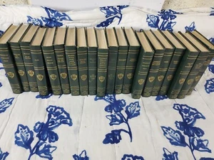 Harvard Classics Deluxe Edition Set Lot of 20 Volumes - Green Veritas 1969 62nd+ - Picture 1 of 8