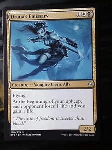 Drana's Emissary , Battle for Zendikar , Near Mint , MTG, FREE SHIPPING - Picture 1 of 2