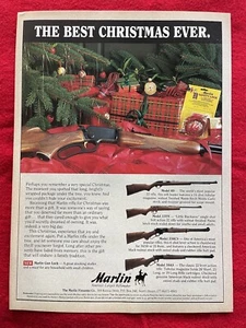 Vintage 1993 Marlin Guns Christmas Print Ad Models 60, 15YN, 336CS, & 39AS - Bild 1 von 7