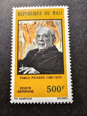 Sello Pintor Malí Pablo Picasso Correo Aéreo Pa N°202 Nuevo ** Lujo Mnh 1973 Foto 1 de 2