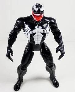 Spider-Man The Animated Series VENOM Jaw Chomping Action 1994 Toybiz 5" Figure - Picture 1 of 5
