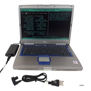 Dell Inspiron 8600 Series 15.4" Vintage Laptop Centrino 256MB Boots/Bios H2991 - Picture 1 of 16
