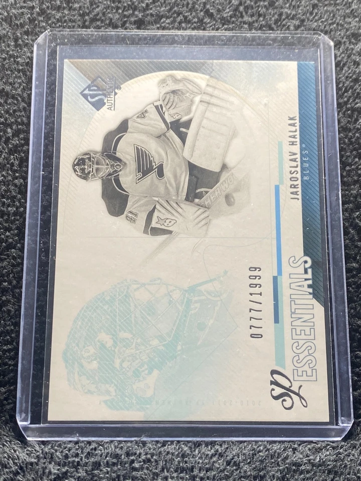 2010-11 SP Authentic - Essentials - #176 Jaroslav Halak *0777/1999* - Image 1 of 2