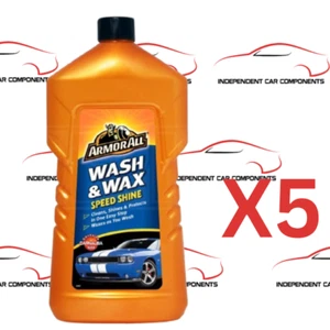 (f) x5 ArmorAll Wash & Wax Speed Shine - 1 Liter enthält Carnaubawachs 24001ENO - Bild 1 von 1