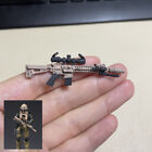 Painted 1/18 Gun Weapon Model For Upgrade 3.75" Aciton Figure Part Accessory