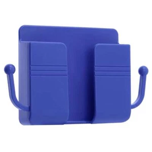 2Pcs Holder Wall Mounted Mobile Phone Charging Organizer Storage Box Stand Rack - Picture 1 of 16
