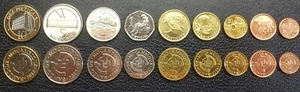 Mozambique 9 coins SET, 1 5 10 20 50 Cent 1 2 5 10 Meticais 2006 2012, UNC - Picture 1 of 3