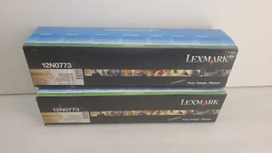 SET 2X Original Lexmark 12N0773 schwarz Fotoleiter-Kit - NEU VERSIEGELT - Bild 1 von 6