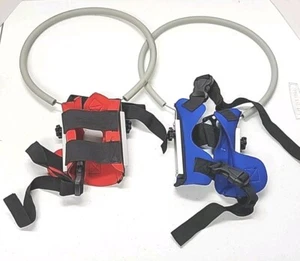 Red & Blue Blind Dog Harness Guiding Device Halo Anti-Collision Ring Protect S - Picture 1 of 18