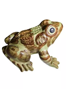 Vintage Brush Mccoy Pottery Frog Medium Large Size 11" Inch Garden Planter - Picture 1 of 9