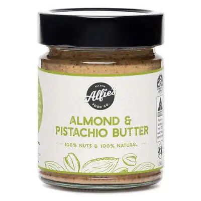 2 X Alfie's Food Co. Pistachio & Almond Butter 250g • 35.99$