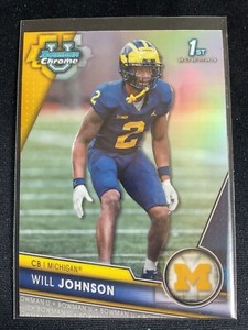 Will Johnson 2023 Bowman Chrome University Refractor RC Card #157