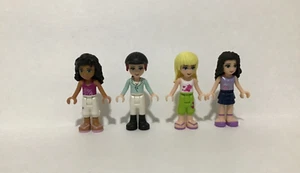 LEGO Friends 3185 Minifigures Emma,Ella, Stephanie &Theresa frnd025, 26, 28, 11 - Picture 1 of 3