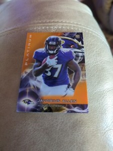 2015 Topps Platinum Orange Refractors #133 Javorius Allen RC Baltimore Ravens