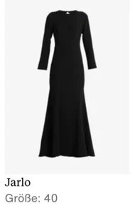 Ballkleid, Gr. 40 (eher: 38!), schwarz, mit Schleppe - Bild 1 von 7