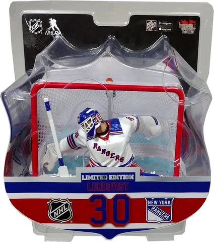 Imports Dragon NHL LTD 6" Figure - New York Rangers Henrik Lundqvist  (with Net) Cover