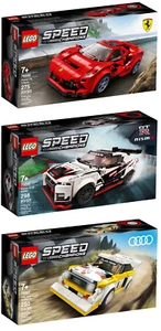 LEGO Speed Champions Bundle 76895 Ferrari F8, 76896 Nissan & 76897 Audi Quattro - Picture 1 of 1