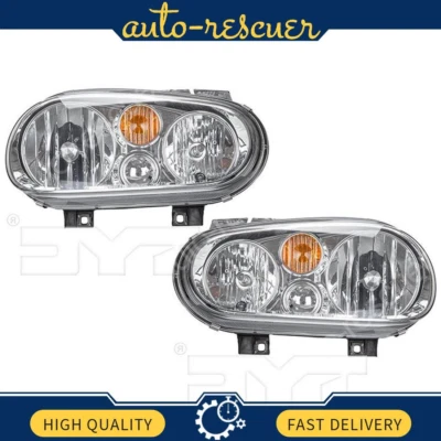 Левая правая фара TYC в сборе 2x для Volkswagen R32 2003–2003 годов выпуска - Изображение 1 из 4