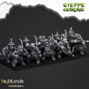 Highland Miniatures Steppe Goblins Archers - Picture 1 of 7